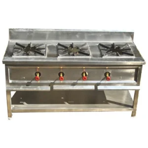 3 Burner Indian Cooking Range